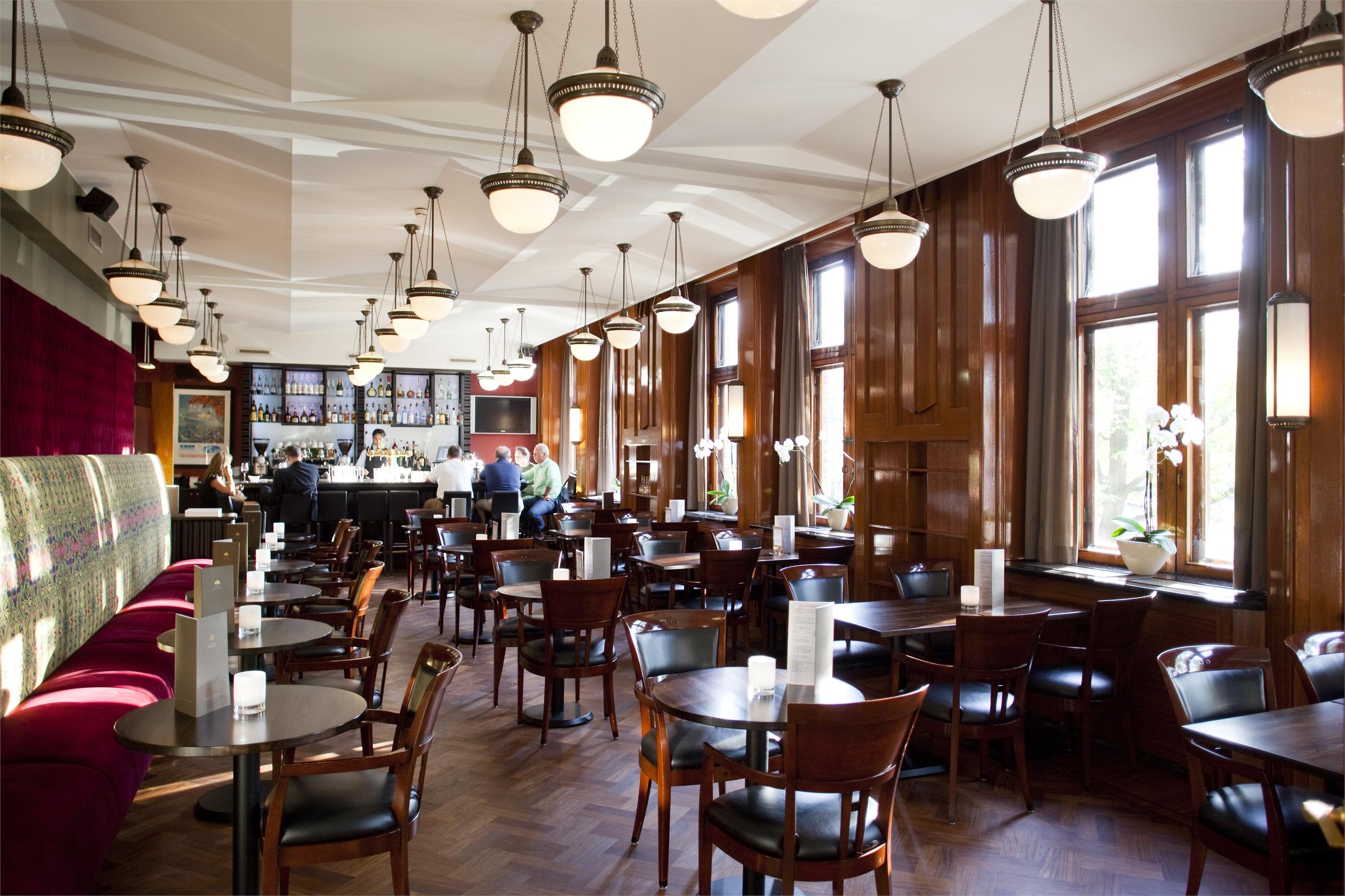 Grand Hotel Amrath Амстердам Екстериор снимка The interior of the restaurant