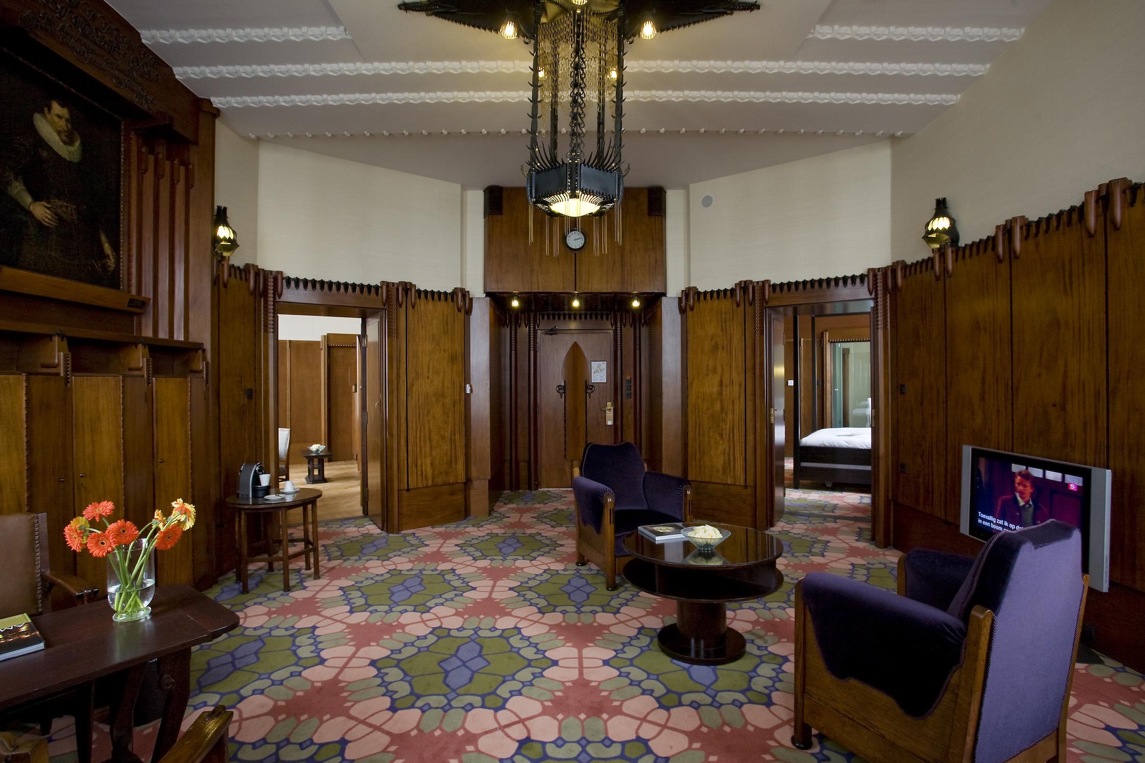 Grand Hotel Amrath Амстердам Екстериор снимка The interior of the hotel