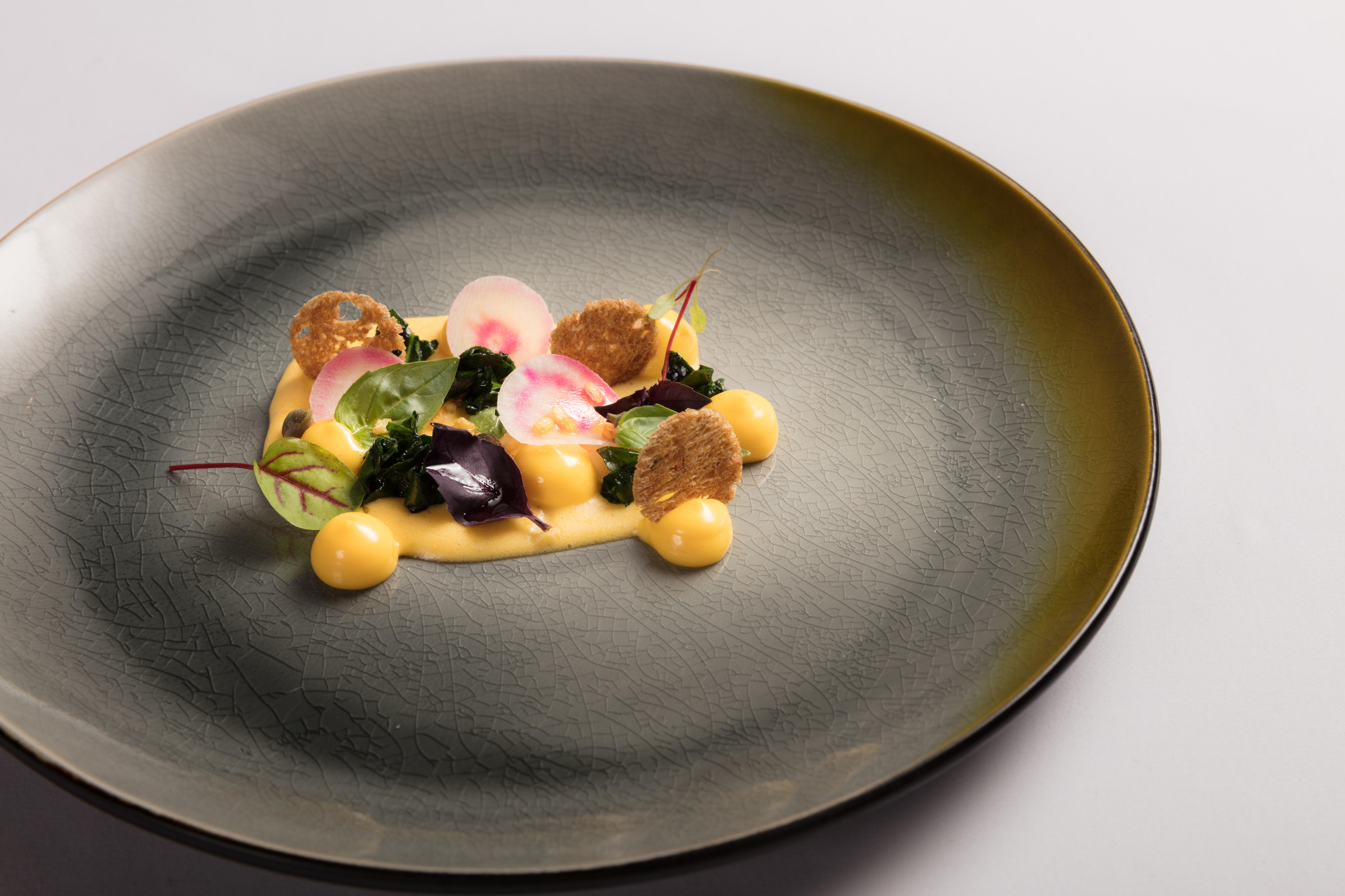 Grand Hotel Amrath Амстердам Екстериор снимка A dish by Heston Blumenthal